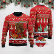 Bigfoot English Bulldog Merry Christmas Funny Ugly Christmas Sweater Adult For Men & Women (2)