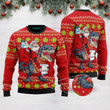Santa Tree Rex 2020 Merry Christmas Funny Ugly Christmas Sweater Red Adult For Men & Women