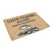 Spread Store 3D Fising Lover Doormat, Large