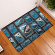 Love Shark Rubber Base Doormat