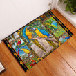 Love Parrot Rubber Base Doormat