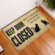 Keep Door Closed Rubber Base Doormat