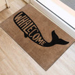 Love Whale Rubber Base Doormat