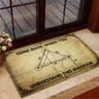 Come Back When You Understand This Diagram Rubber Base Doormat