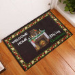 Welcome Home for Christmas Rubber Base Doormat
