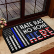 Hate Has No Home Here Rubber Base Doormat