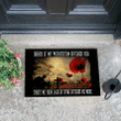 Veteran Welcome Rug, Veteran Doormat, Sorry If My Patriotism Offends You Poppy Flower Doormat - Spreadstores
