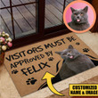Love Cat Rubber Base Doormat