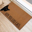 Hope You Like Cats Rubber Base Doormat