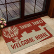 Firefighter Welcome Mat, Home Decor, Firefighter Welcome Home Doormat, Housewarming Gift, Gift For Firefighter - Spreadstores