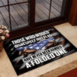 Veteran Welcome Rug, Those Who Would Disrespect Our Flag Have Never Been Handed A Folded One Doormat - Spreadstores