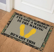 Veteran Welcome Rug, Veteran Doormat, Gift For Veterans, Making Footprints He's Got This Doormat, Home Decor - Spreadstores