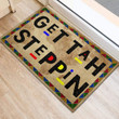 Get Tah Steppin Rubber Base Doormat