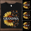 Custom Shirt, Grandma Shirt, Happy Mother Day Gift, Sunflower Grandma T-Shirt KM0906 - spreadstores