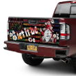Let It Be Gnome Happy Peace Truck Tailgate Decal Sticker Wrap - Spreadstore