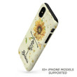 Personalized Christian gifts: sunflower Faith cross custom name phone case