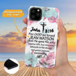 Custom Phone Cases: John 3:16 for God so loved personalized name iPhone tough case