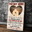 Personalized To My Wife The Day I Met You I Found My Missing Piece Canvas, Gift For Wife - Spreadstores