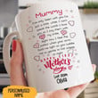 Personalized Mom Coffee Mug, Happy First Mothers Day Mug, Best Mom Ever, Mothers Day Gift - Spreadstores