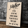 Personalized Mom Canvas, Custom Name Canvas, Best Gift For Mother's Day, Mother Our Mom Our Best Friend Canvas - Spreadstores