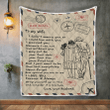 Personalized Quilt Blanket, Gifts For Her, To My Wife I Didn't Marry You Quilt Blanket - Spreadstores