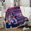 Personalized To My Daughter Blanket - Never Feel That You Are Alone, No Matter How Near Or Far Apart Blanket - Spreadstores