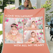 Personalized Picture Perfect Fleece Blanket, Gift For Family Lover, Birthday's Gift, Valentine's Gift - Spreadstores