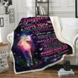 Personalized To My Daughter Never Forget That I Love You More Than You'll Ever Know Unicorn Sherpa Blanket - Spreadstores