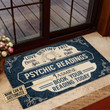 Tarot Welcome Mat, Personalized Tarot Psychic Readings Blue Customized Doormat, Home Decor - Spreadstores