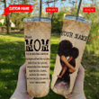 Personalized Mom Tumbler, Black Woman Gift, Dear Mom You Are More Than A Mom To Me Skinny Tumbler - Spreadstores