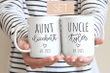 Personalized Mug, Aunt And Uncle Mugs Set, Aunt And Uncle Gift, Aunt And Uncle Pregnancy Announcement Mug - Spreadstores
