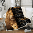 Personalized To My Dad Blanket, Gifts For Dad, Father's Day Gifts, Love From Your Daughter Lion Fleece Blanket - Spreadstores
