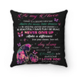 Personalized Pillow To My Niece Today Is A Brand New Day Aspire For More, Take Chances Pillow - Spreadstores