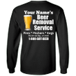 Funny Quote Shirt, Father's Day Shirt, Personalized Shirt, Beer Removal Service Long Sleeve KM1506 - Spreadstores