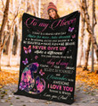 Personalized Blanket To My Niece Today Is A Brand New Day Aspire For More, Take Chances Fleece Blanket - Spreadstores