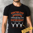 Personalized Dad Hunting FD Black T Shirt AP2102 81O34