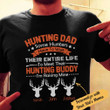 Personalized Dad Hunting FD Black T Shirt AP2102 81O34