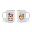 Personalized Corgi Mug, Custom Name Mug, Gift for Pet Lovers, Love Corgi Gifts, Cute Corgi Coffee Mug - Spreadstores
