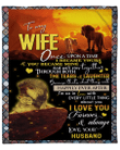 Personalized Blanket To My Wife Once Upon A Time I Became Yours & You Became Mine Fleece Blanket - Spreadstores
