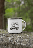 Personalized Campfire Mug, Personalized Camper Mug, Adventure Mug Enamel, Travel Gifts, Gift For Dad, Father's Day Gift Campfire Mug - Spreadstores