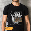 Personalized Dad Hunting FD Black T Shirt AP2001 87O53