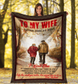 Personalized Blanket To My Wife Never Forget That I Love You, Gift For Wife Husband, Wedding Fleece Blanket - Spreadstores