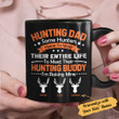 Personalized Father Day Gifts For Dad Hunting Black Mug AP2102 81O34