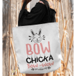 Bow chicka bow -wow tote bag - Gossvibes