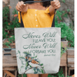 Never will I leave you never will I forsake you Hebrews 13:5 tote bag - Gossvibes
