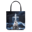 Jesus Outstretched Hands Saves tote bag - Gossvibes