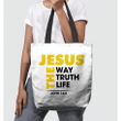 Jesus the way the truth and the life John 14:6 tote bag - Gossvibes