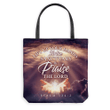 Psalm 134:2 Lift up your hands in the sanctuary and praise the Lord tote bag - Gossvibes