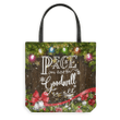 Peace on earth goodwill to all tote bag - Gossvibes