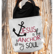 Jesus is the anchor of my soul tote bag - Gossvibes